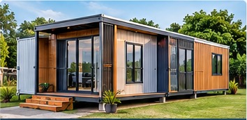 Detachable pre-fabricated container home