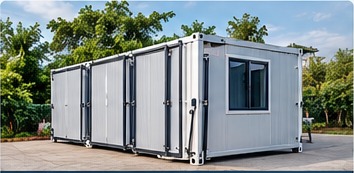 Foldable pre-fabricated container home