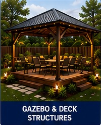 RSD Enterprises outdoor container and deck application